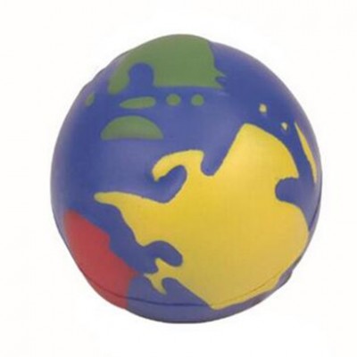 Factory Direct EVA PU anti stress ball /promotional gifts PU ball shape foam earth shape stress ball